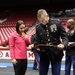 U.S. Marines Speak with the University of Alabama Gymnastics Team