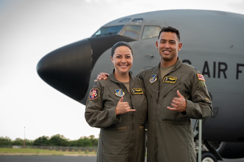 Tanker fuel sustains stealth fighters in the night