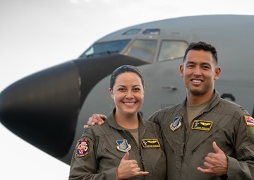 Tanker fuel sustains stealth fighters in the night