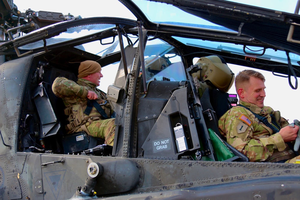 Last AH-64D Flight From Korea