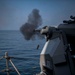 Gridley conducts a live-fire weapons exercise