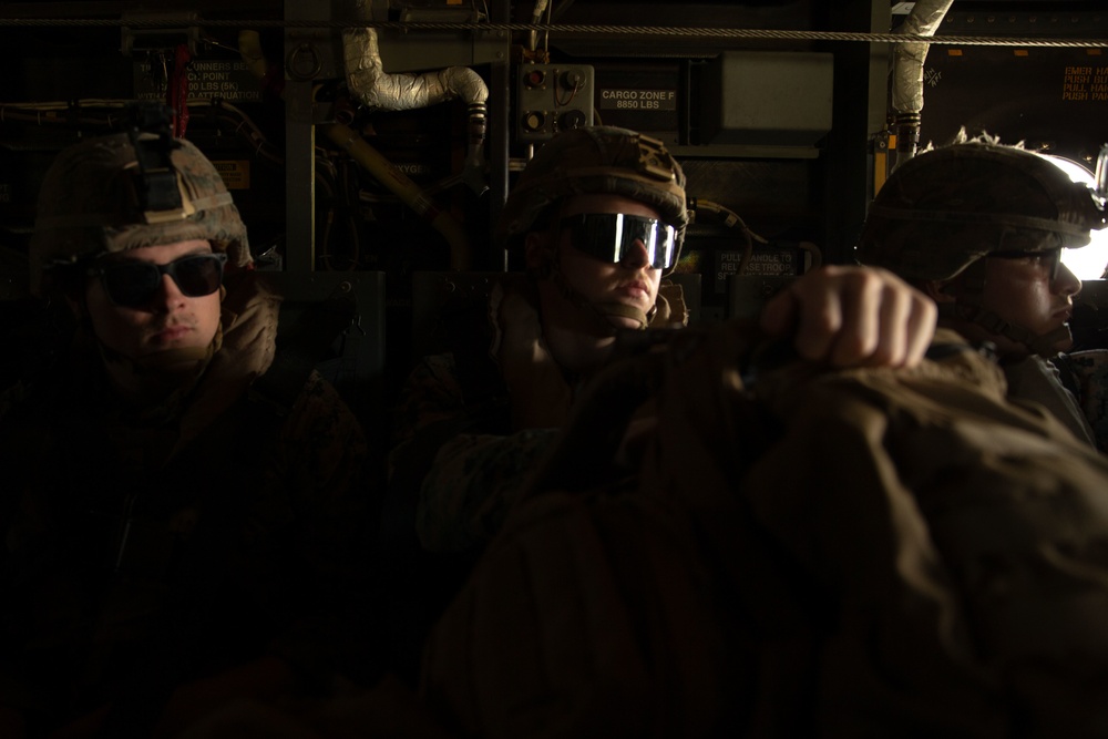 JWX22: Combat Logistics Battalion 4 Marines conduct air insert, water purification operations