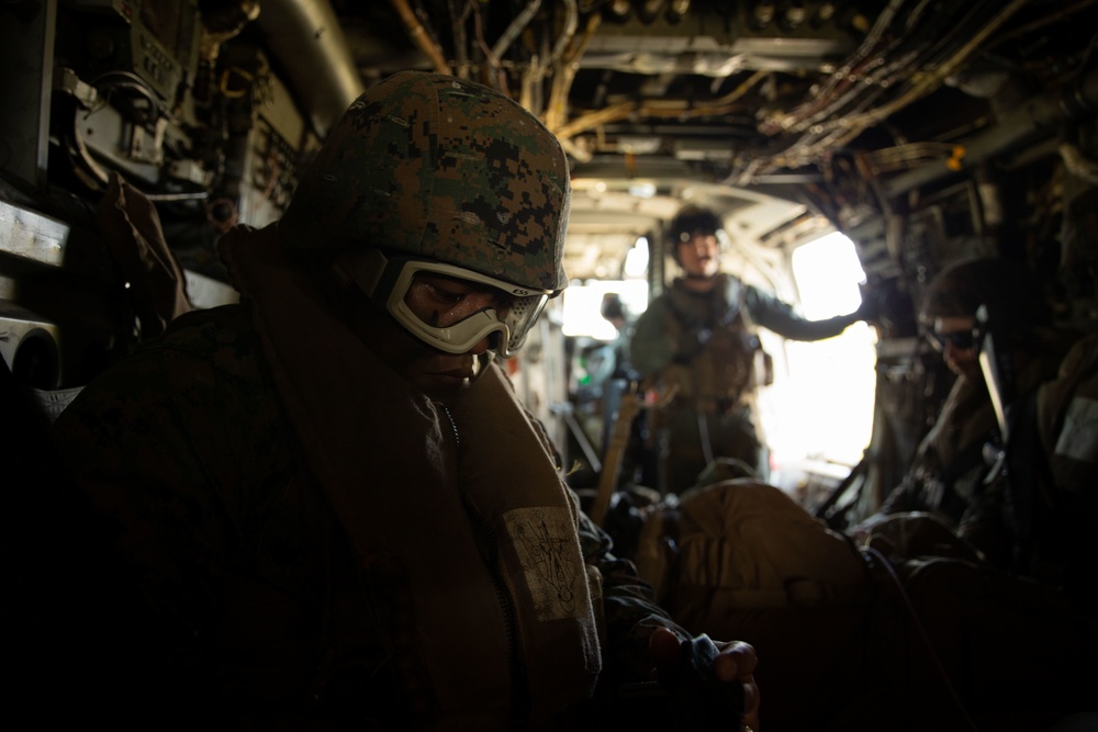 JWX22: Combat Logistics Battalion 4 Marines conduct air insert, water purification operations