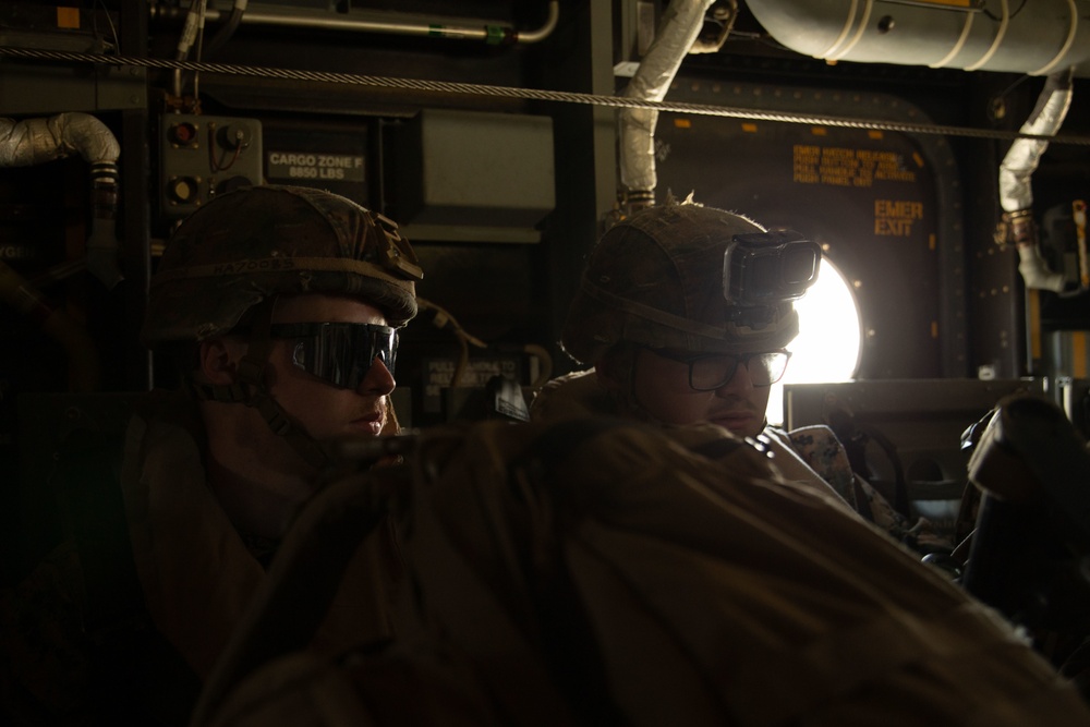 JWX22: Combat Logistics Battalion 4 Marines conduct air insert, water purification operations