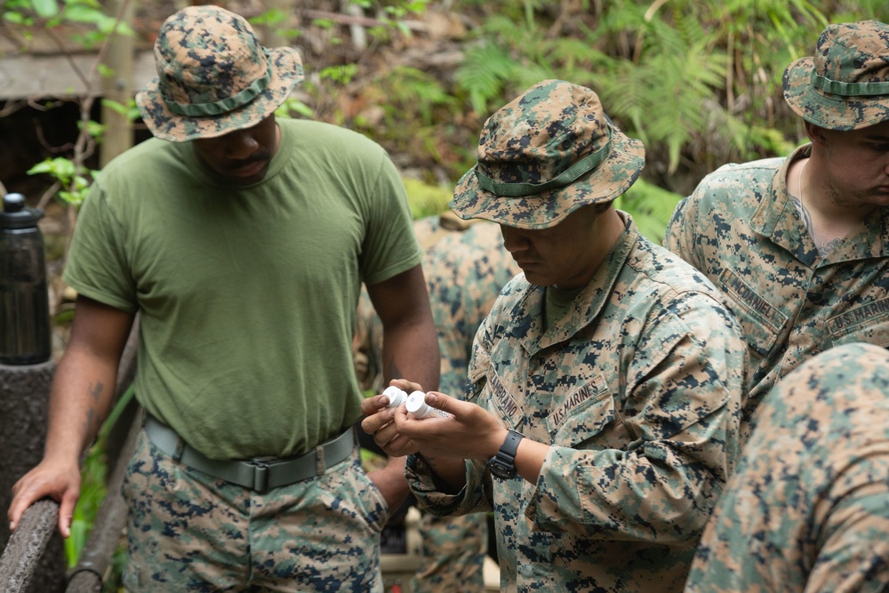 JWX22: Combat Logistics Battalion 4 Marines conduct air insert, water purification operations