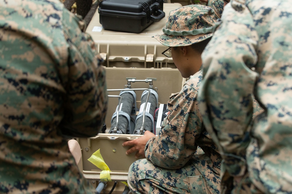 JWX22: Combat Logistics Battalion 4 Marines conduct air insert, water purification operations