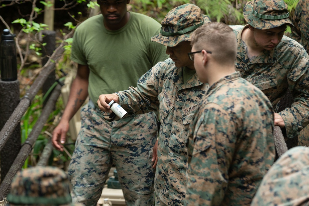 JWX22: Combat Logistics Battalion 4 Marines conduct air insert, water purification operations