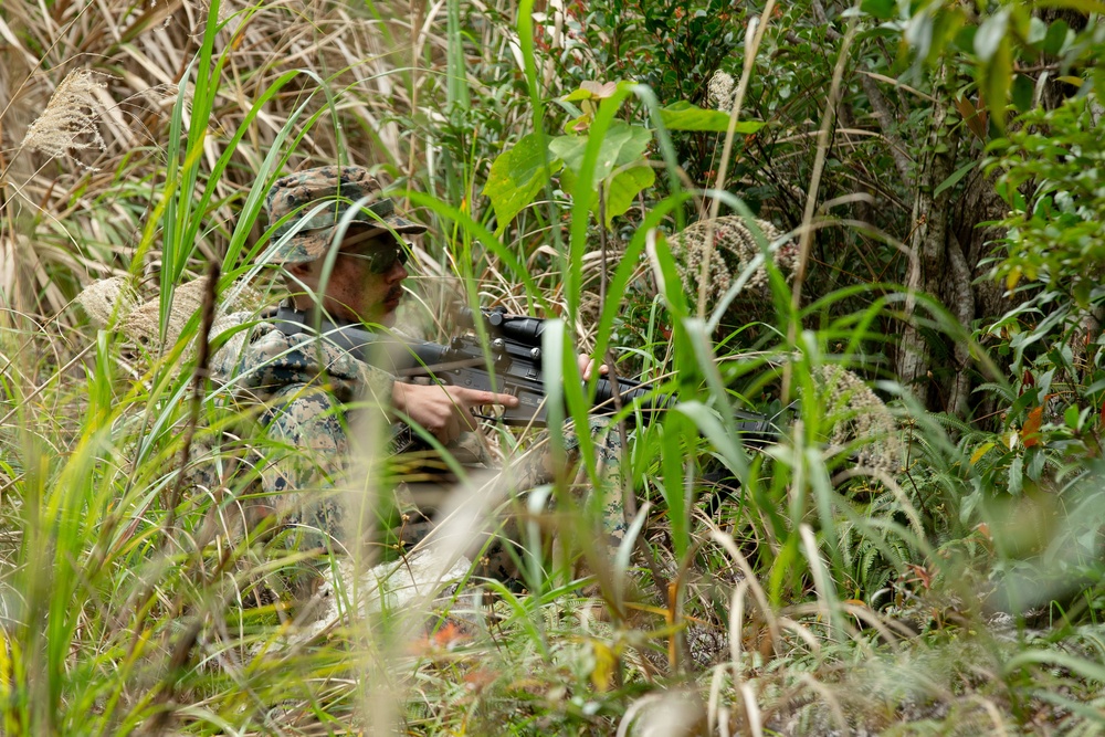 JWX22: Combat Logistics Battalion 4 Marines conduct air insert, water purification operations