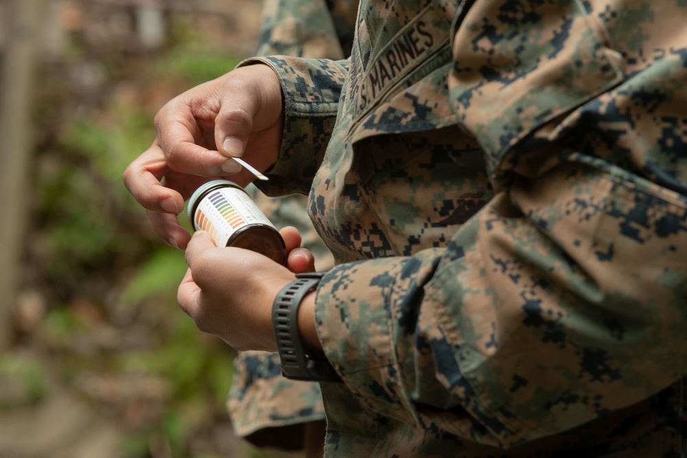 JWX22: Combat Logistics Battalion 4 Marines conduct air insert, water purification operations