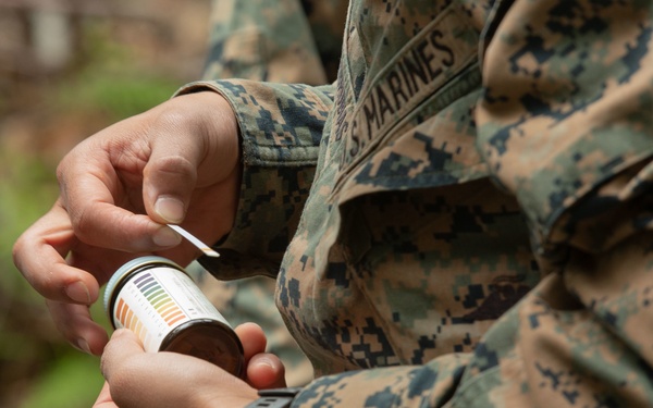 JWX22: Combat Logistics Battalion 4 Marines conduct air insert, water purification operations