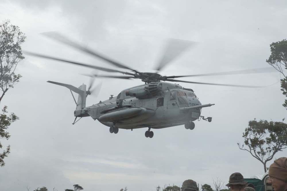 JWX22: Combat Logistics Battalion 4 Marines conduct air insert, water purification operations