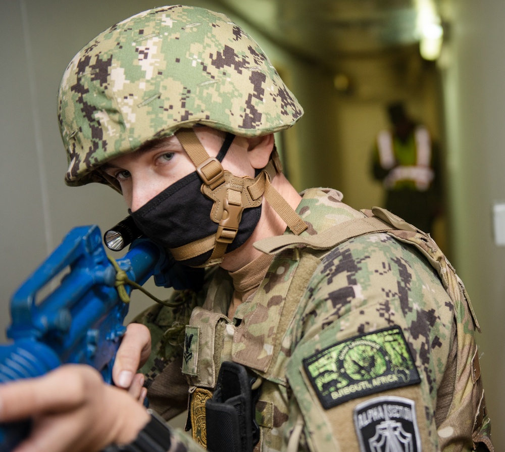 Camp Lemonnier Security Forces Conduct Active Shooter Drill