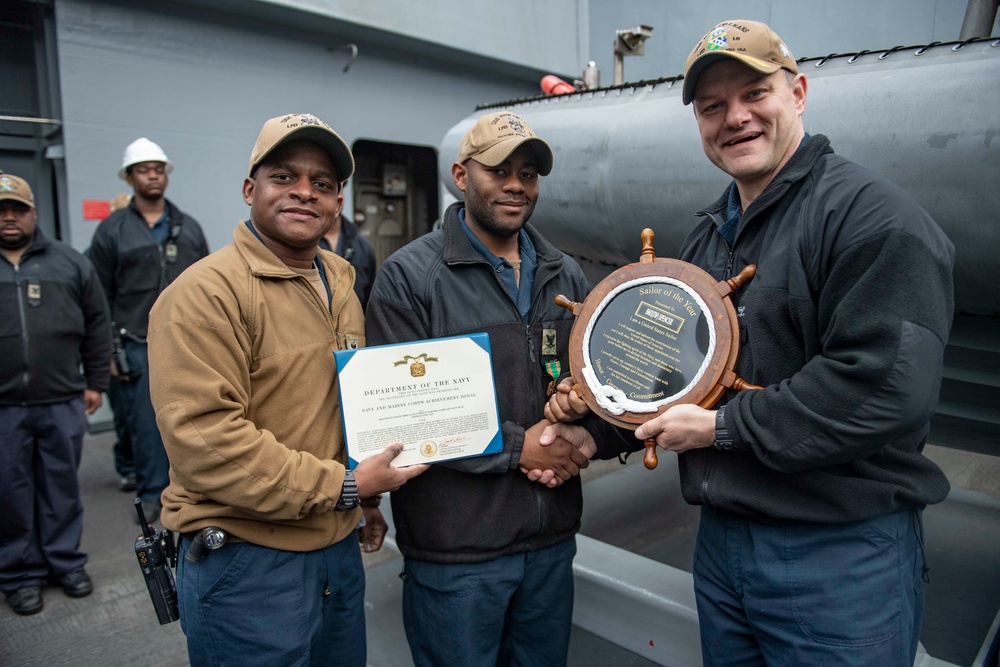 USS New Orleans Junior Sailor of the Year 2022