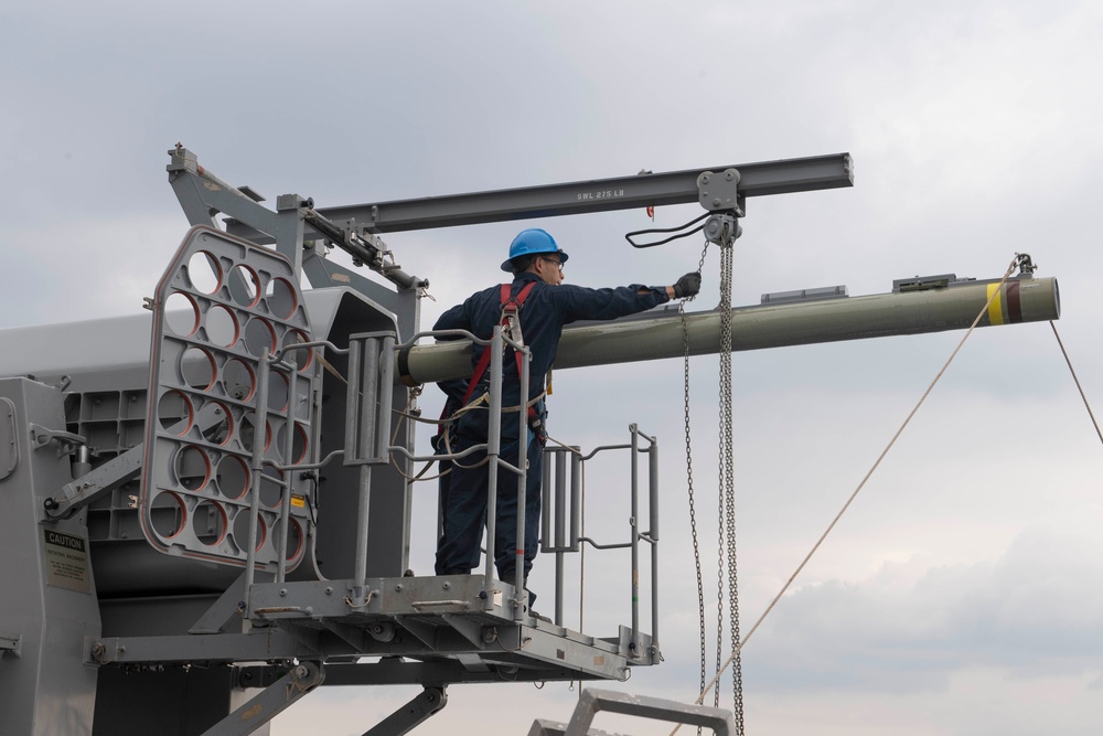 USS New Orleans Ammo Onload February, 2022