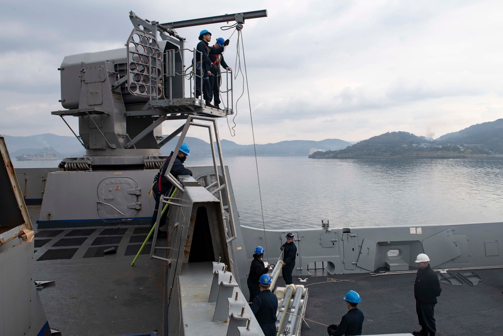 USS New Orleans Ammo Onload February, 2022