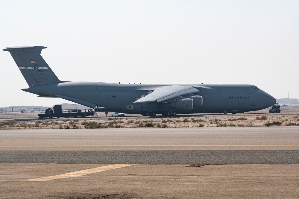 C-5 Take Off at Al Dhafra