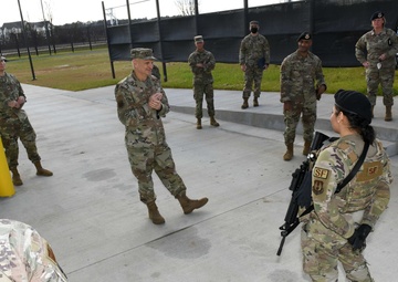 Gen. Arnold W. Bunch, Jr., Air Force Materiel Command commander visits Robins AFB