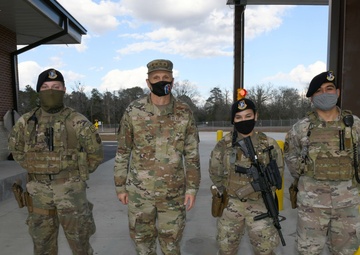 Gen. Arnold W. Bunch, Jr., Air Force Materiel Command commander visits Robins AFB