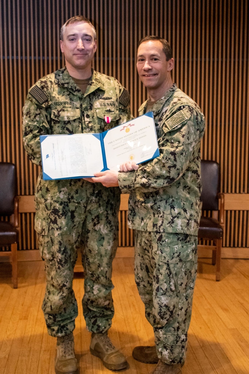 Cmdr. Karl J. Hassenfratz End of Tour Award