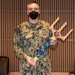 Cmdr. Karl J. Hassenfratz receives an end of tour gift from the Naval Submarine School Wardroom.