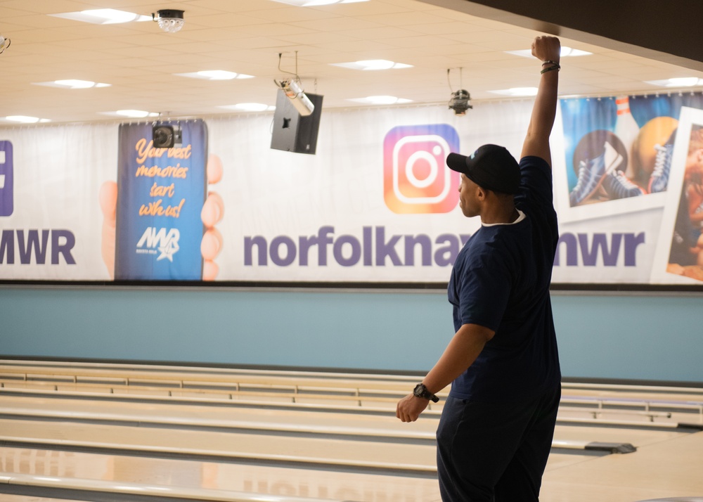 Naval Station Norfolk's Pierside Entertainment Center Hosts Inaugural Heritage Bowling Tournament