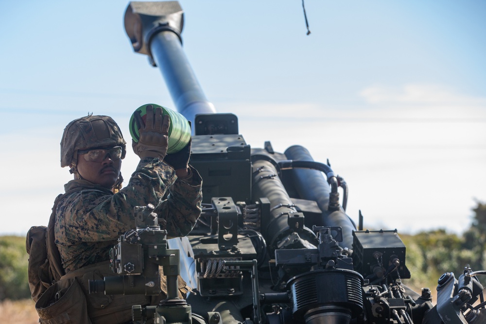 1/10 India Btry. Littoral Fire Exercise