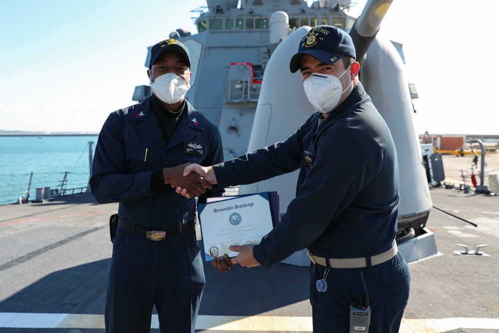 OS1 Gaskin Reenlistment