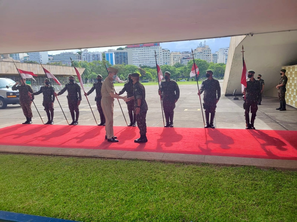 C4F Conducts Key Leader Engagement with Brazilian Navy