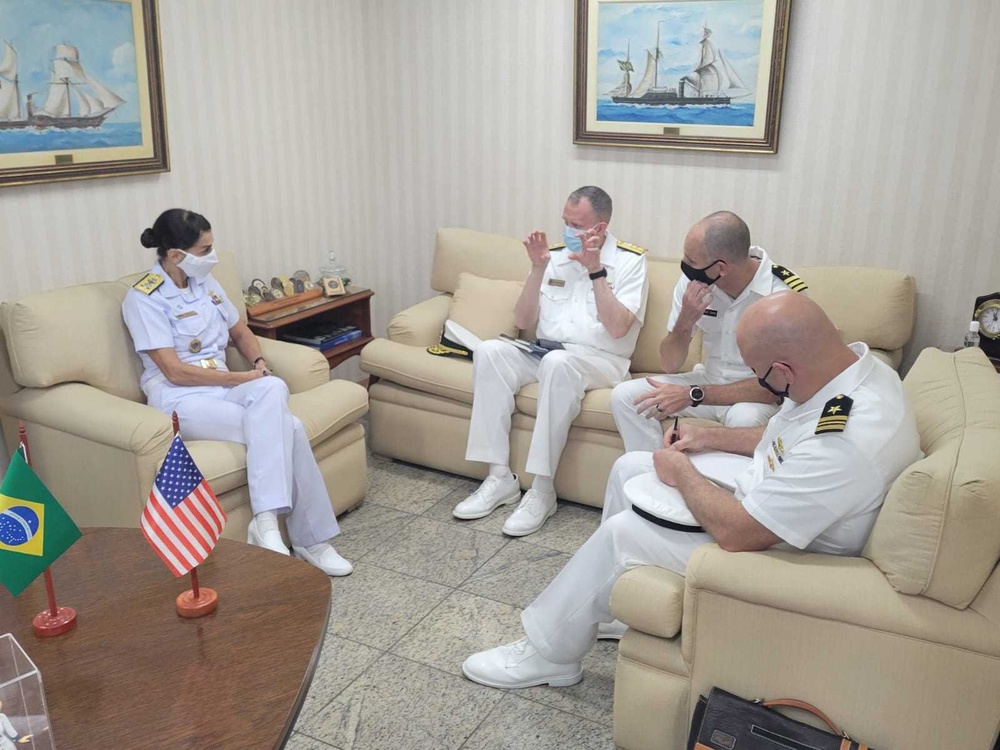 C4F Conducts Key Leader Engagement with Brazilian Navy