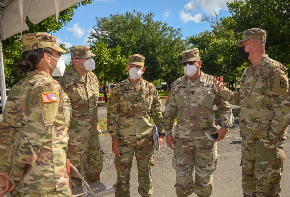 Puerto Rico National Guard support COVID-19 testing