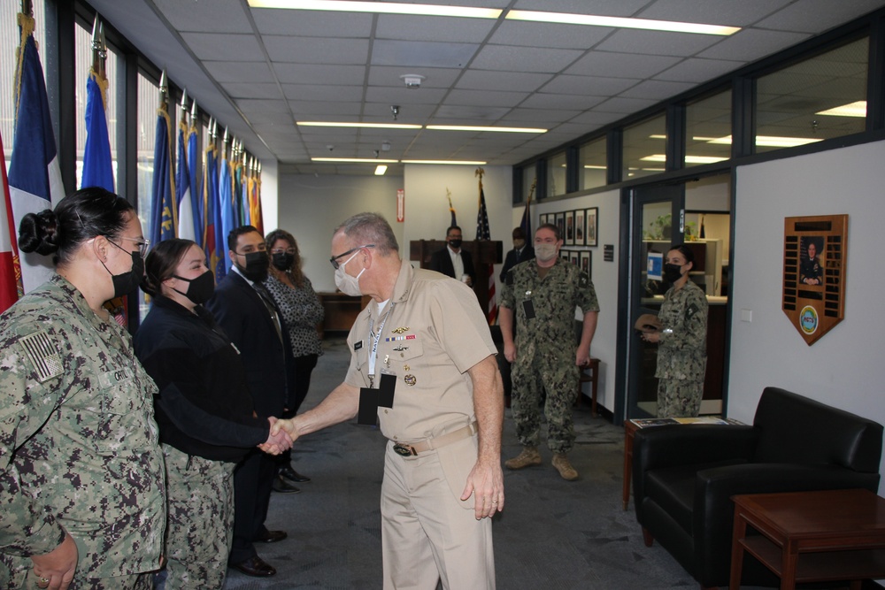 VADM Trussler visits NCTS San Diego