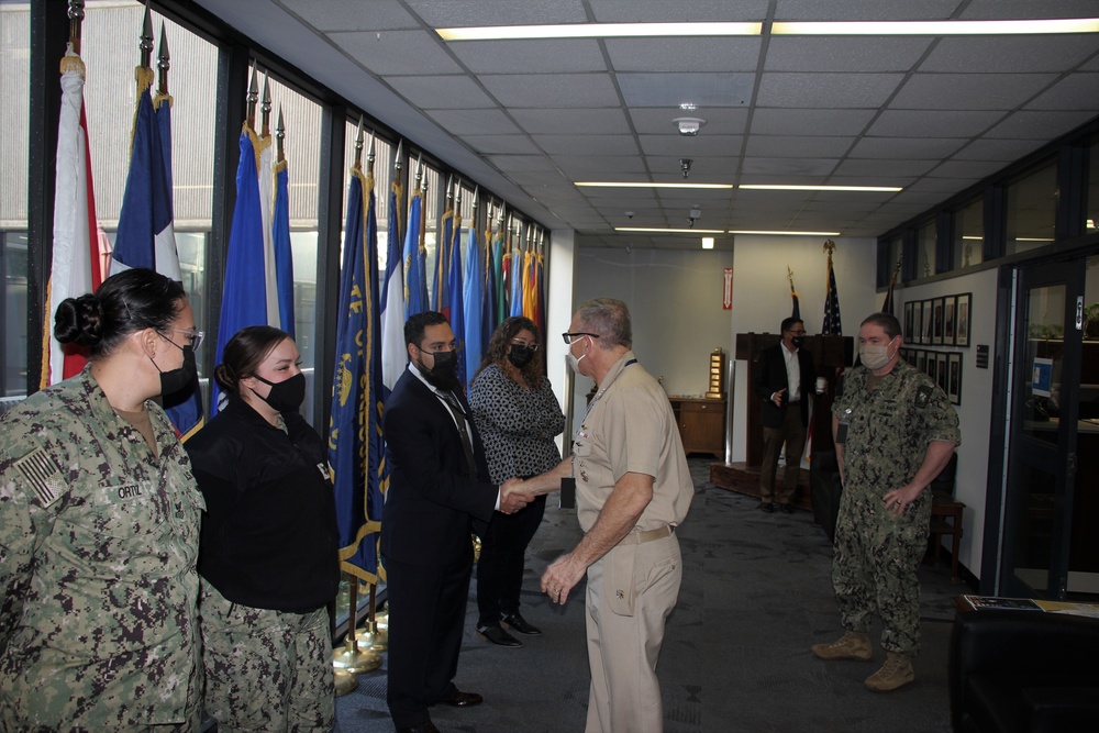 VADM Trussler visits NCTS San Diego