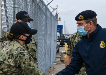 First Sea Lord Visits Naval Submarine Base New London