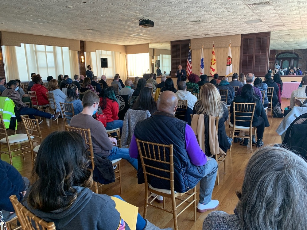 Civilian Aide to the Secretary of the Army visits Fort Hamilton