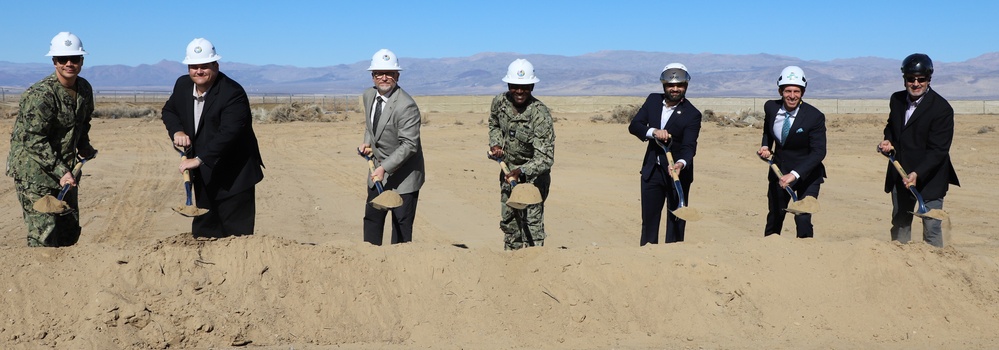 NAVFAC Officer in Charge of Construction China Lake  Breaks Ground on Range Control Complex Fourteenth MILCON of Earthquake Recovery Program