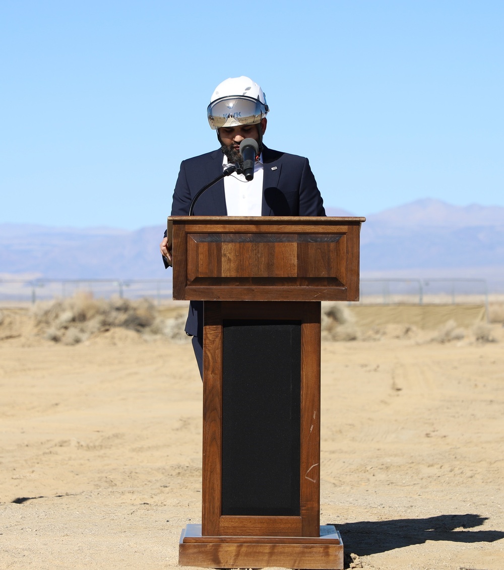 NAVFAC Officer in Charge of Construction China Lake  Breaks Ground on Range Control Complex Fourteenth MILCON of Earthquake Recovery Program