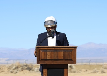 NAVFAC Officer in Charge of Construction China Lake  Breaks Ground on Range Control Complex Fourteenth MILCON of Earthquake Recovery Program