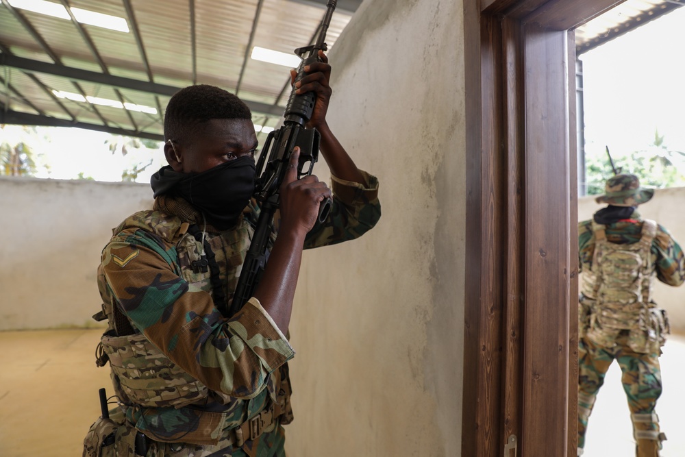 CQB Training: Ghana and British Armed Forces