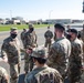 Lt. Gen. Richard W. Scobee visits Travis Air Force Base, CA