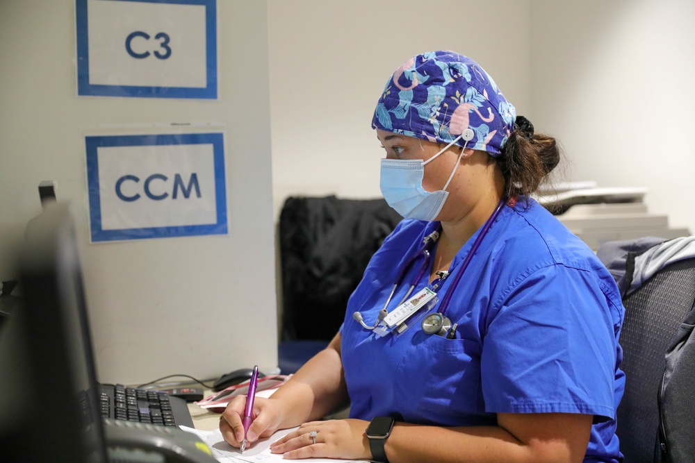U.S. Air Force Military Medical Team Caring Compassionately at Lawrence General Hospital