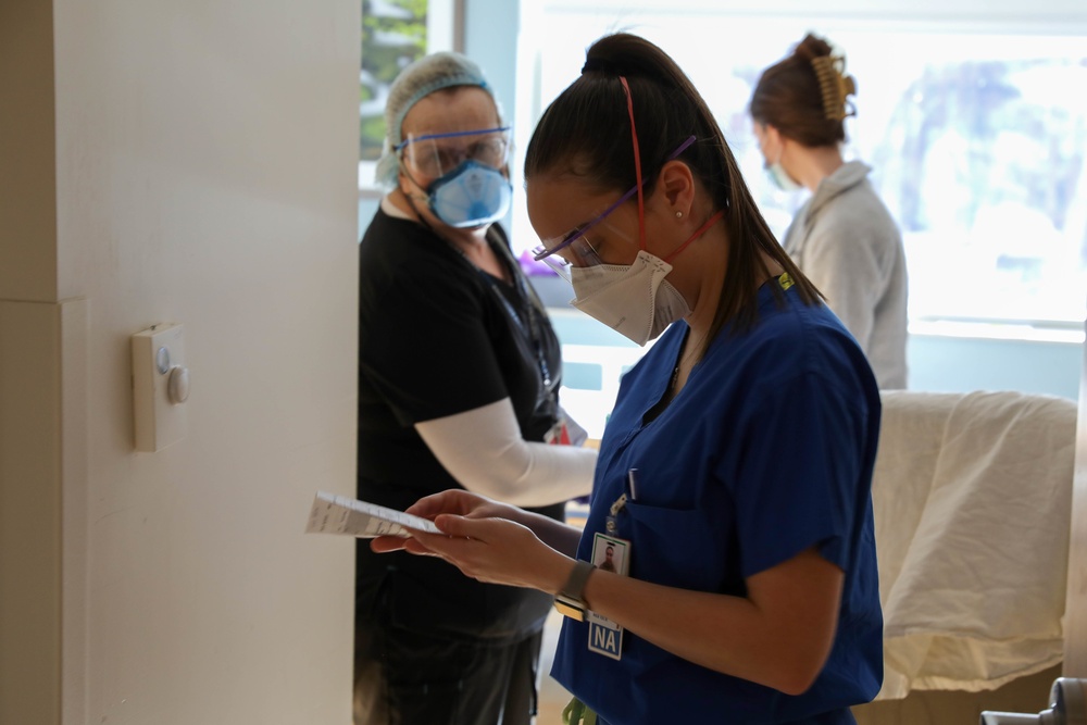 U.S. Air Force Military Medical Team Caring Compassionately at Lawrence General Hospital