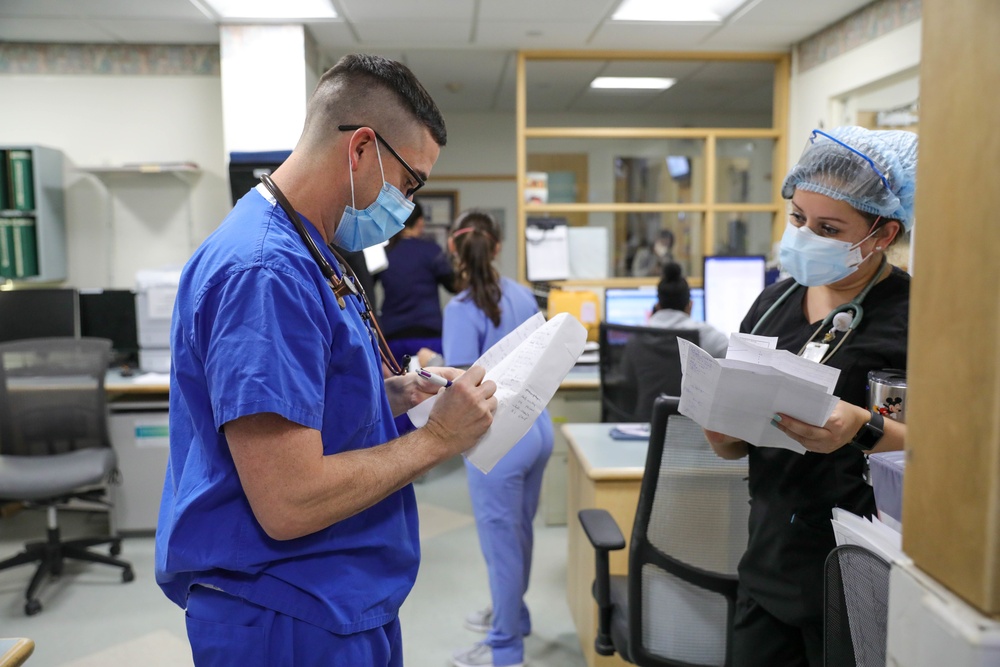 U.S. Air Force Military Medical Team Caring Compassionately at Lawrence General Hospital