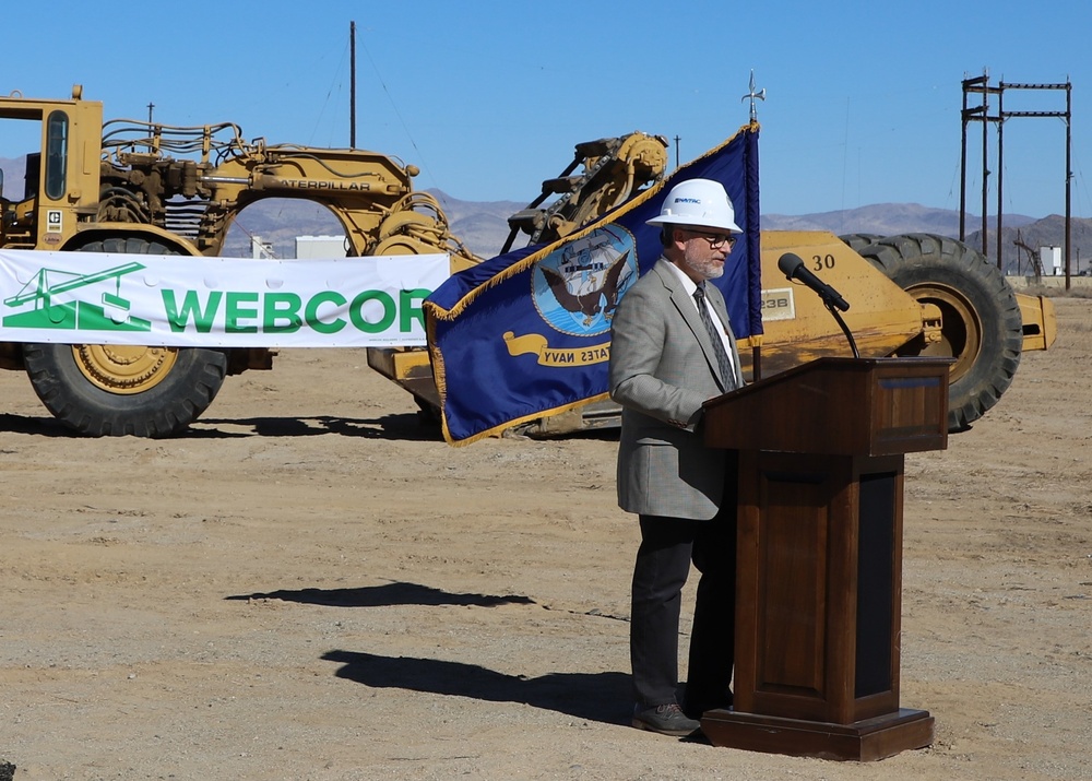 NAVFAC Officer in Charge of Construction China Lake  Breaks Ground on Range Control Complex Fourteenth MILCON of Earthquake Recovery Program