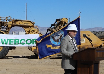 NAVFAC Officer in Charge of Construction China Lake  Breaks Ground on Range Control Complex Fourteenth MILCON of Earthquake Recovery Program