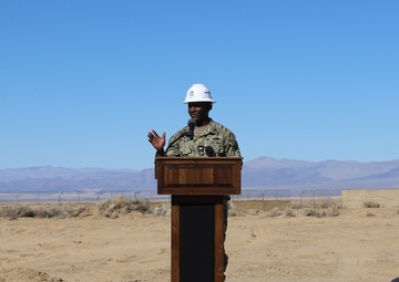 NAVFAC Officer in Charge of Construction China Lake  Breaks Ground on Range Control Complex Fourteenth MILCON of Earthquake Recovery Program
