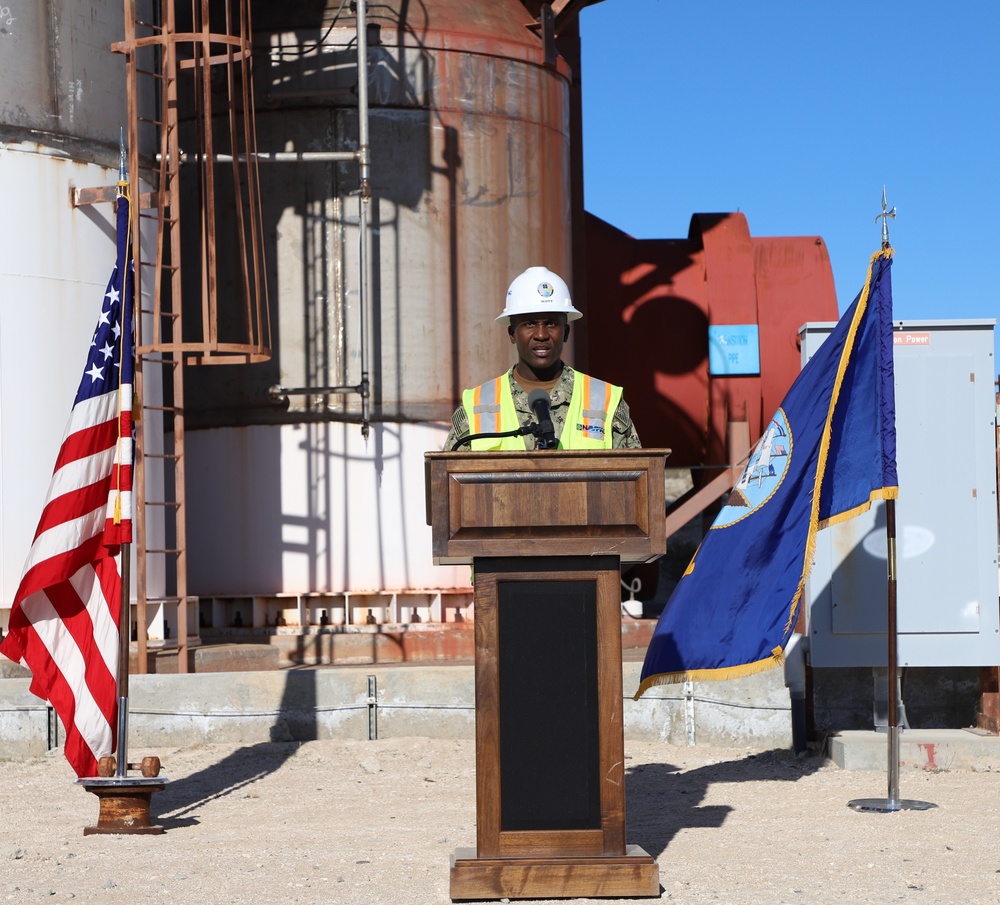 NAVFAC Officer in Charge of Construction China Lake  Breaks Ground on the Skytop Firing Bays Fifteenth MILCON of Earthquake Recovery Program