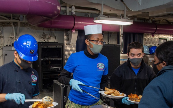 USS Ronald Reagan (CVN 76) Super Bowl Party