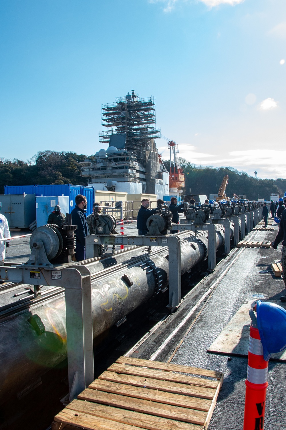 USS Ronald Reagan (CVN 76) Catapult Maintenance