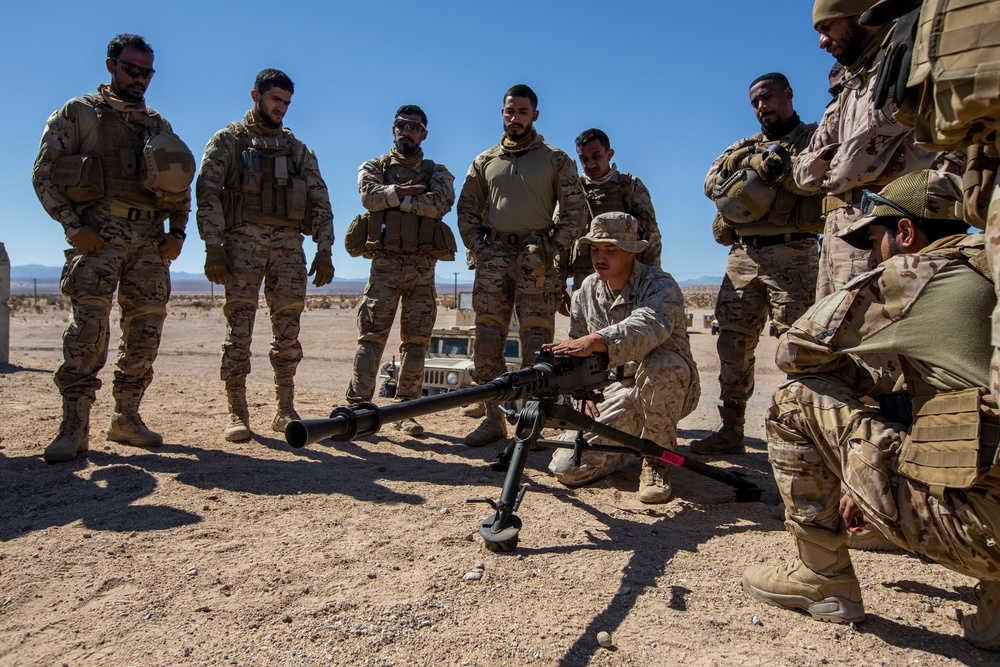 UAE Presidential Guard shoot unknown distance ranges at the Combat Center