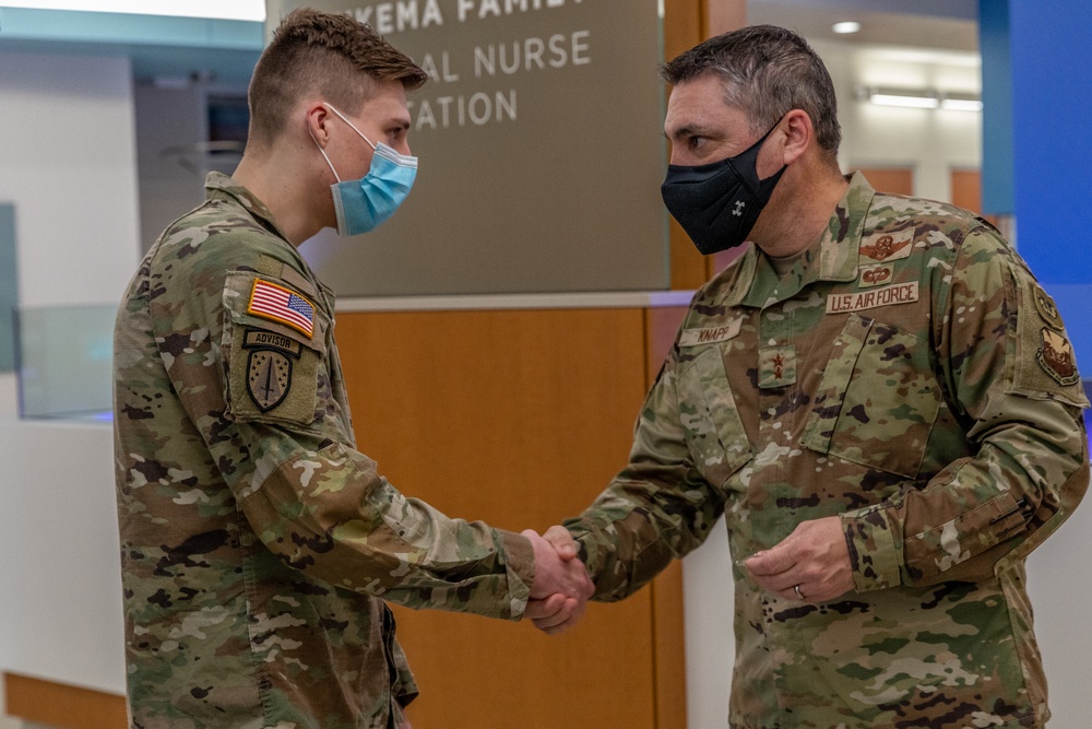 Wisconsin Adjutant General visits Bellin Hospital